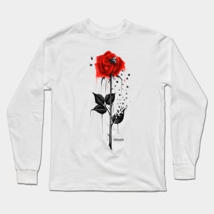 Rose with bees Long Sleeve T-Shirt